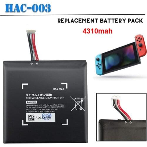 4310mAh High Capacity HAC-003 Replacement Charger Battery for Nintendo Nitend Switch Console Batteries