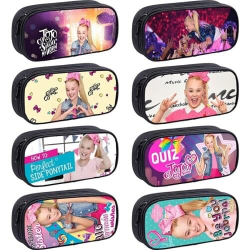 Jojo Siwa Kids PencilBag Students PenBag for Kids Fashion New Cute High Quality Cute Stationery Bag Fashion PencilCase