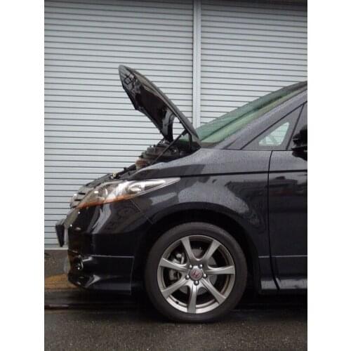 For 2004-2013 Honda ELYSION RR1 Mini Van Front Hood Bonnet Gas Struts Lift Support Shock Damper Carbon Fiber