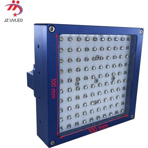 100*100mm Uv gel curing lamp for LCD production line production shadowless glue curing 365nm Ultraviolet light exposure lamp