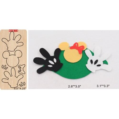 Cartoon animal cutting dies 2019 new die cut &wooden dies Suitable for common die cutting machines on the market
