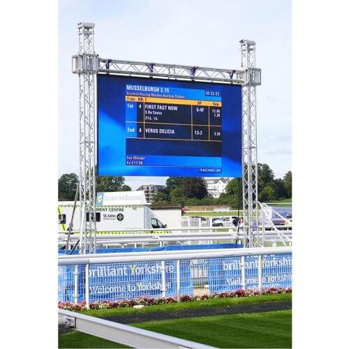 Outdoor ip65 ip67 led video wall p3.9 4mx3m , live events video stage background led screen wall