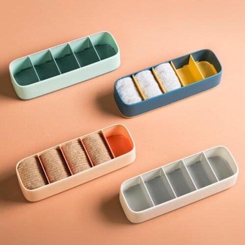 Underwear Bra Organizer Storage Box 4 Colors Drawer Closet Organizers Boxes For Underwear Scarfs Socks Bra