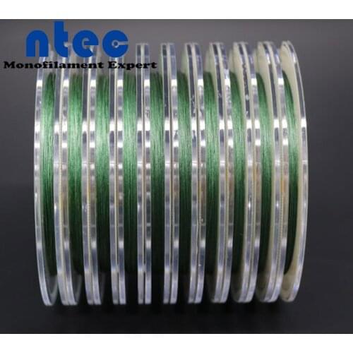 Braided Fishing Line 1000m 4 Strands Moss Green PE Multifilament Fishing Line