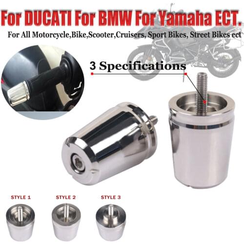 For Honda Hornet Suzuki Trk 502 ycf Yamaha wr450f Motorcycle Handlebar Counterweights Grips Handles Bar End Plug Cap Accessories