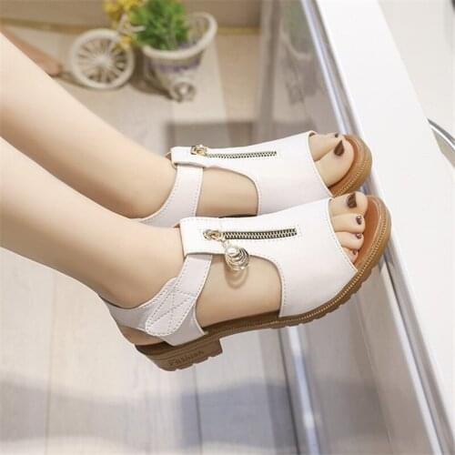 Open toe Hook loop sandals female 2021 new Summer shoes women Fashion Square heel Temperament wild Student Casual ladies shoes