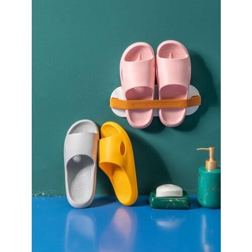 Women Thick Platform Slippers Indoor Bathroom Slipper Soft Eva Anti-Slip Couples Home Floor Slides Ladies Summer Shoes