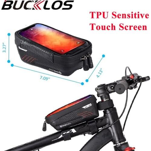 Bike Waterproof Phone Bag Top Tube MTB Road Bicycle Touch Screen Bag High Capacity Cycling Outdoor Equipment