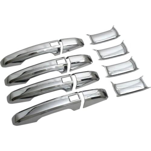 High Quality Chrome Handle Cover with Keyless Access and Inner Door Surround Trim Combo for Range Rover Evoque free shipping