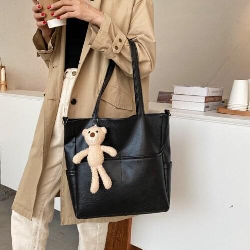 Bag womens messenger bag Joker large-capacity shoulder bag 2021 new wave Korean version of simple portable handbag tote bag