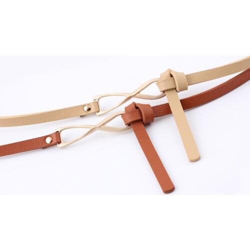Candy Color Women Belt Thin Pu Leather Belt Female Waist Belts for Women Dress Strap cinturon mujer ceinture femme cinto SE51