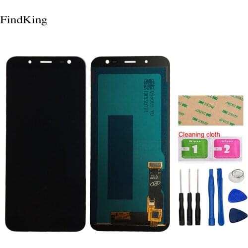 TFT SUPER AMOLED LCD Display For Samsung Galaxy J6 2018 J600 J600G J600F J600L Touch Screen Digitizer LCD Display Assembly Tools