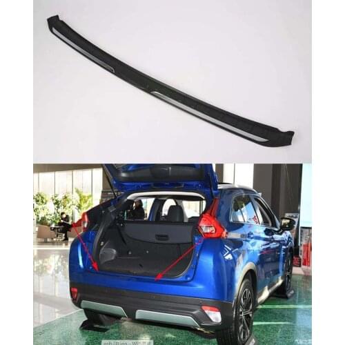 Plastic ABS Rear Bumper Protector Sill Plate Cover Trim For 2017-2020 Mitsubishi Eclipse Cross 1PCS