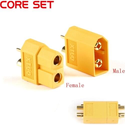 2Pcs 30A XT60 Male Female Bullet Connectors Plug 500V For RC Lipo Battery High Quality