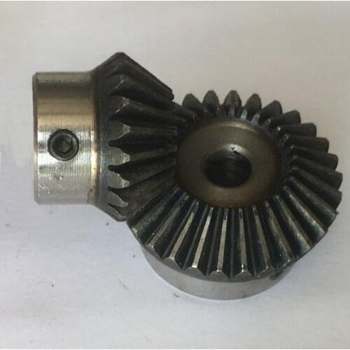 20:160 15:120 Teeth 1:8 Transmission Ratio 0.8 1.25 Module 0.8M 1.25M 90 Degree Steel Tapered Wheel Pinion Pilot Bore Bevel Gear