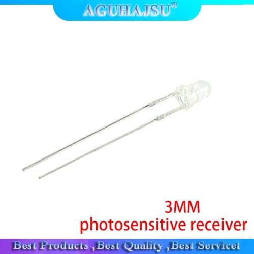 20pcs 3MM photodiode photosensitive receiver photosensitive receiver diode photosensors