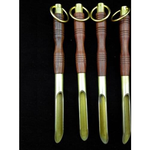 Annatto Yellow Copper Senior Bird Feeder Parrot Food Container Budgerigar Canary Cockatiel Finch