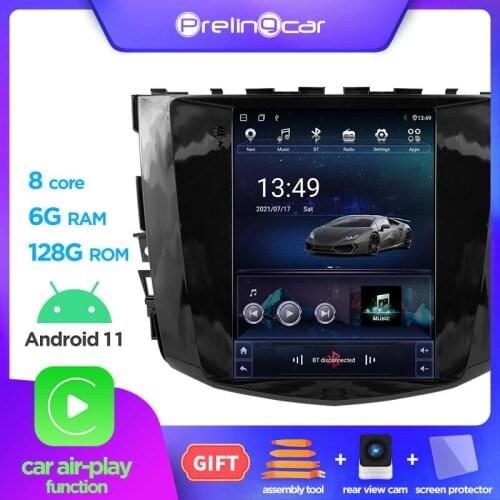 4G Lte Vertical screen android 9.1 system multimedia video radio player for Nissan teana 2013-2016 years navigation stereo