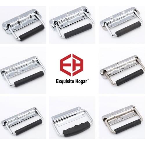 Stainless Steel Wooden Box Toolbox Industrial Equipment Spring Cover Ring Handle Pull Ring Airbag Fitting Hardware