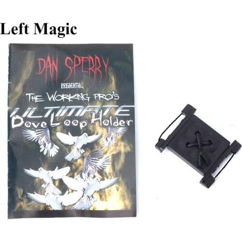 Dove Loop Holder Magic Tricks Magician Appearing Dove Magie Accessoires Stage Street Illusions Gimmick Props Lock Loop Device