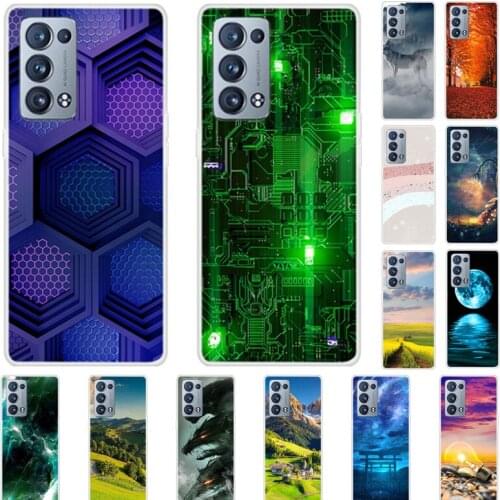 For OPPO Reno 6 Pro Plus Case Luxury Silicone TPU Soft Cover Phone Case For Reno6 Pro Plus Shockproof Cute Case Bumper Coque