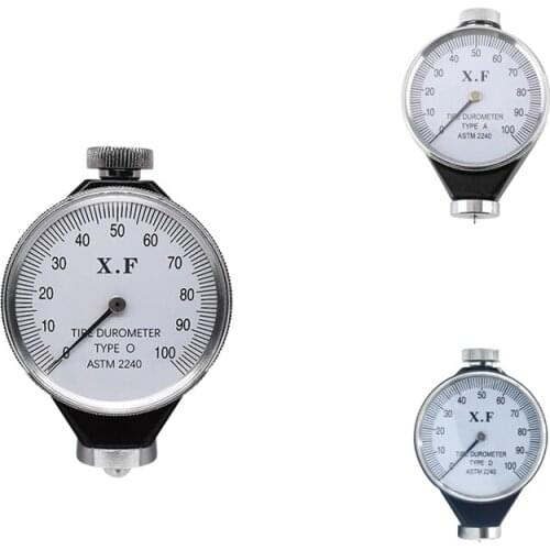 Shore Durometer 0-100 HA Rubber Tire Hardness Tester Meter For Plastic Leather Rubber Multi-Resin