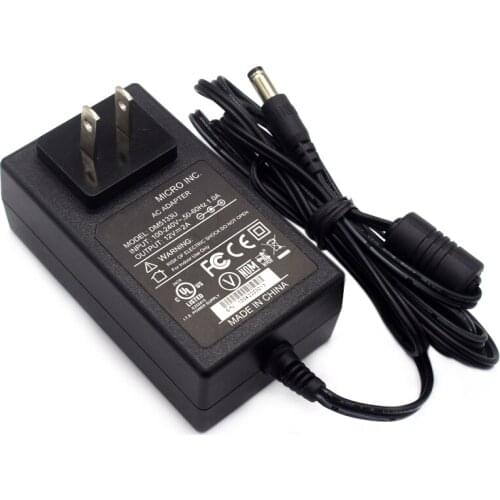 Used Dura DM5133 DM5133U 12V 2A Charger AC Adapter 5.5mm x 2.1mm for Toshiba 3.5" External Hard Disk Drive