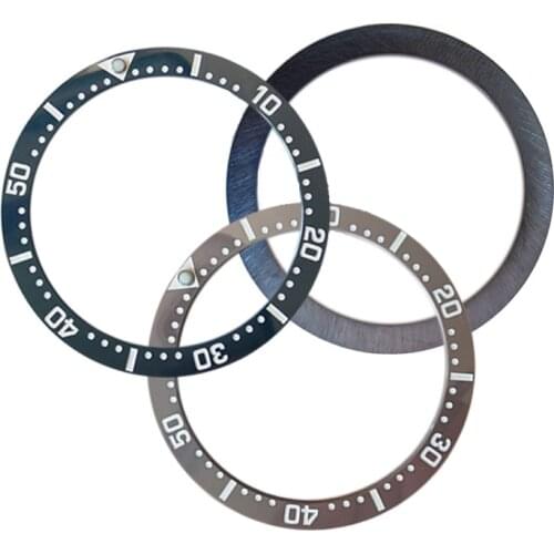 Ceramic Bezel Insert for 38mm Men Watches Replace Accessories Watch Face SKX007 SKX009 SKA131 SKA135 Heimdallr Watch Bezel Black