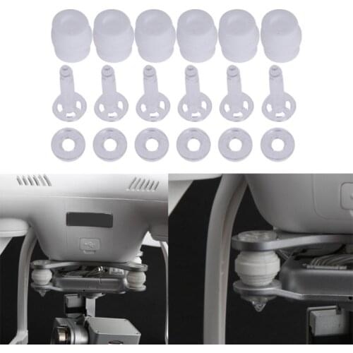 1 Set Gimbal Drone Shock Absorption Damping Rubber Balls&Anti-drop Pins Kit For DJI Phantom 3 FPV Standard Professional Advanced