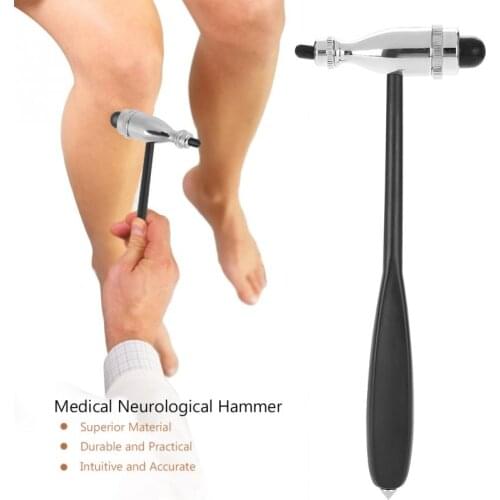 Multifunction Neurological Reflex Hammer Medical Muscle Diagnostic Hammer Health Care Percussor Leg Back Relaxation Massage Tool
