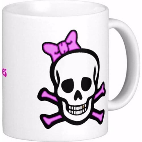 Ms Skull Bones High Quality White Coffee Mugs Tea Mug Customize Gift By LVSURE Ceramic Mug Travel Coffee Mugs
