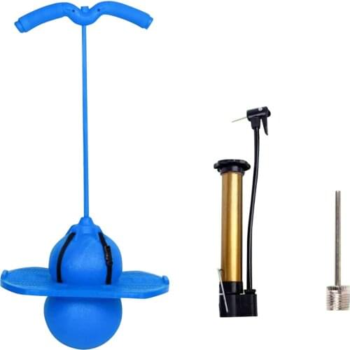 Pogo Bouncing Ball with Handle and Ball Pumps Jump Toy Pogo Maximum Load-Bearing 220lb Suitable for Children Adult &T8