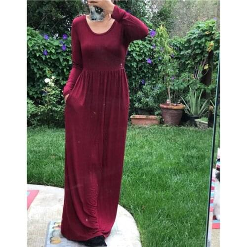 Ramadan Eid Muslim Women Solid Dress Mubarak Abaya Dubai Turkey Arabic Jalabiya Prayer Hijab Dress Robe Kaftan Musulmane Islamic