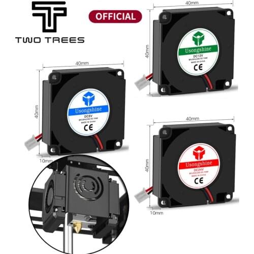 Turbine Fan 5V 12V 24V 40mm*10mm 4010 DC Turbo Fan Bearing Blower Radial Cooling Fans for Creality CR-10 Ender 3 Kit 3D Printer