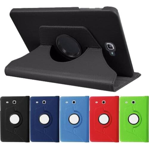 360 Degree Rotating Leather Smart Case for Galaxy TabA 10.1 2016 T580 T585 Stand Cover for Samsung Tab A6 10.1 T580N T580N Coque