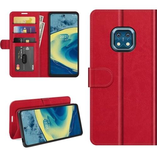 For Nokia XR20 6.67inch Luxury Wallet Case PU Leather Flip Cases Pouch Protective Cover Phone Stand Holder with Card Slot Capa