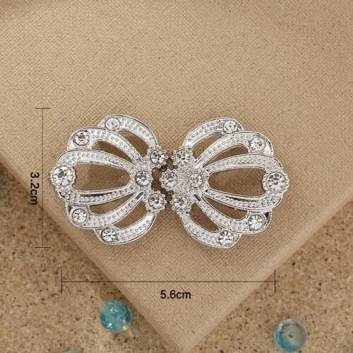 1 Pair New Korean Alloy Sweater Clip Womens Wild Clothing Cardigan Connection Buckle Accessories