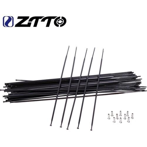 ZTTO Aero MTB Bike Road Bicycle Straight Pull Spokes with Nipples for MAVIC CR CROSSRIDE AK AKSIUM 26 650B 27.5 29 700C Wheels