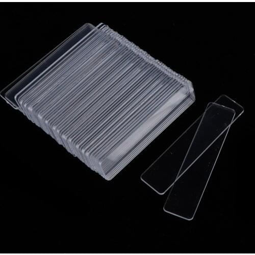 100x Clear False Nails Art Tips Stick Rack Acrylic Display Stand Holder Tools