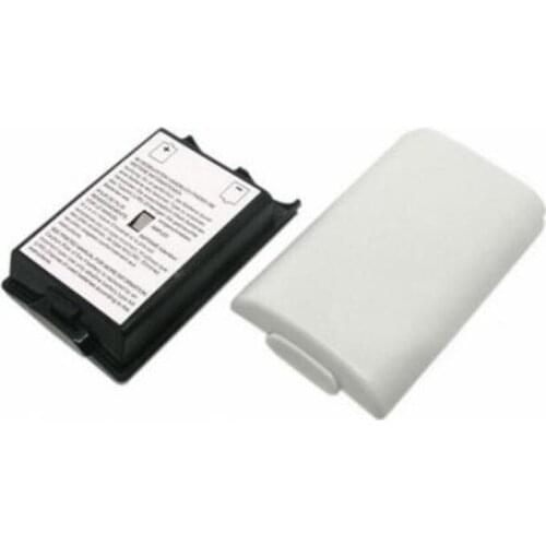 1000PCS Rechargeable Battery Back Cover Case Shell Pack For Xbox 360 Wireless Controller New Game Accessories Balck and White