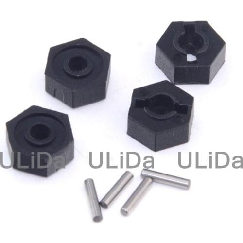 40Pcs HSP 12mm Adapter Wheel Hex Nut Hex Screw Bolt /w Pins Drive Hubs HSP 02100 For 1/10 Tanker Electric Cars
