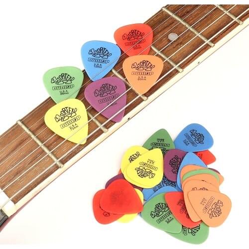 Free Shipping 6pcs Dunlop Guitar Picks Electric Guitar Parts Picks Accessories 6 Kinds Thickness Picks