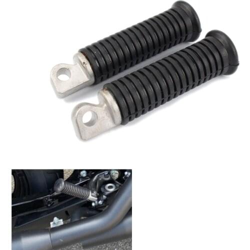 Black Motorcycle Rear Passenger Foot Pegs Footpegs For Harley Sportster XL 883 1200 883C 883L 2004 - 2013