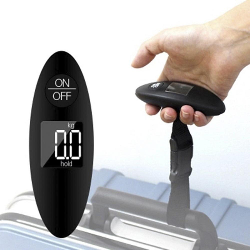 Digital Luggage Scale LCD Display Hanging Scale Travel Handheld Suitcase Scale Weight Balance Portable Electronic Luggage Scale