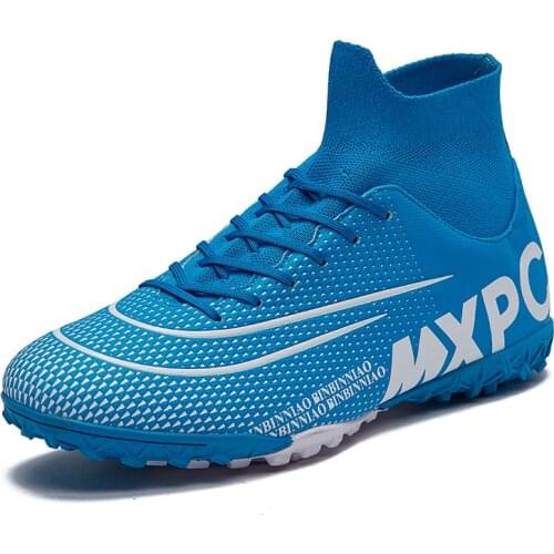 Football Top Solamni Boots High Men Professional Athletic Trainers Sneakers Outdoor Kids Soccer Shoes Boots Men Chuteira Futebol