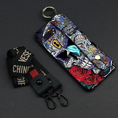Dirt-resistant Wrist Strap Phone Cover For ASUS ROG PHONE II/ZS660KL Cover New Arrival Silicone Phone Holder Waterproof Lanyard