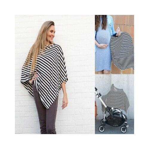 Multi Function Nursing Scarf Cover Up Apron for Breastfeeding and Baby Car Seat Cover