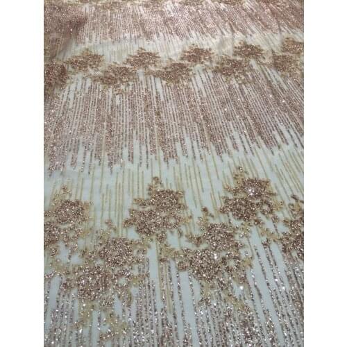Nigerian Tulle Lace Fabric newest design L-238 French glitter Lace Fabrics