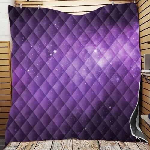 New Starry Sky Pattern Summer Washed Quilt Air-conditioning Soft Thin Blanket For Adult Kids Sofa Blanket