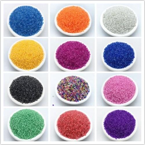 New 15g/lot 2--4mm Glass with Core Beads Charm Czech Glass Seed Beads DIY Bracelet Necklace Beads for Jewelry Making